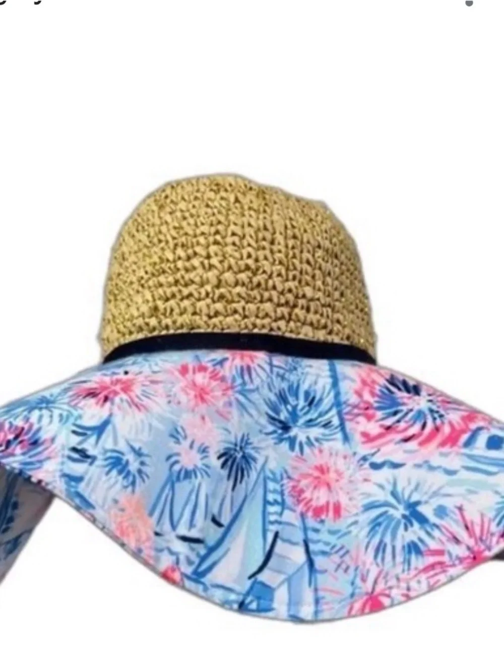 NWT Lilly Pulitzer Straw Sun Hat